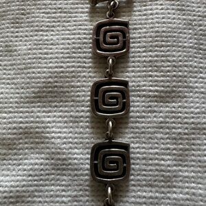 Sterling Silver Spiral Link Bracelet